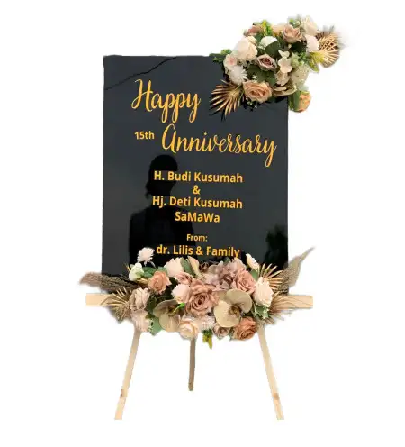Papan Bunga Akrilik Pengantungan